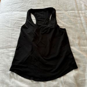 Lululemon black racer back tank top - small, no flaws